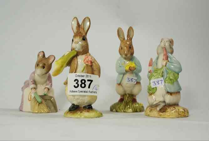 Appraisal: Royal Albert Beatrix Potter Figures Benjamin ate a lttuce leaf