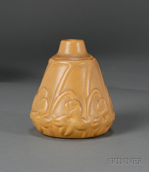 Appraisal: Van Briggle Vase Pottery Colorado Springs Colorado Tapering form with