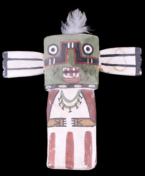 Appraisal: Hopi Polychrome Cottonwood Kachina Doll c This is a rare