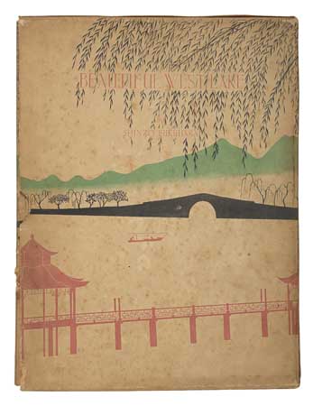 Appraisal: FUKUHARA SHINZO Beautiful West Lake Illustrated with reproductions of Fukuhara's