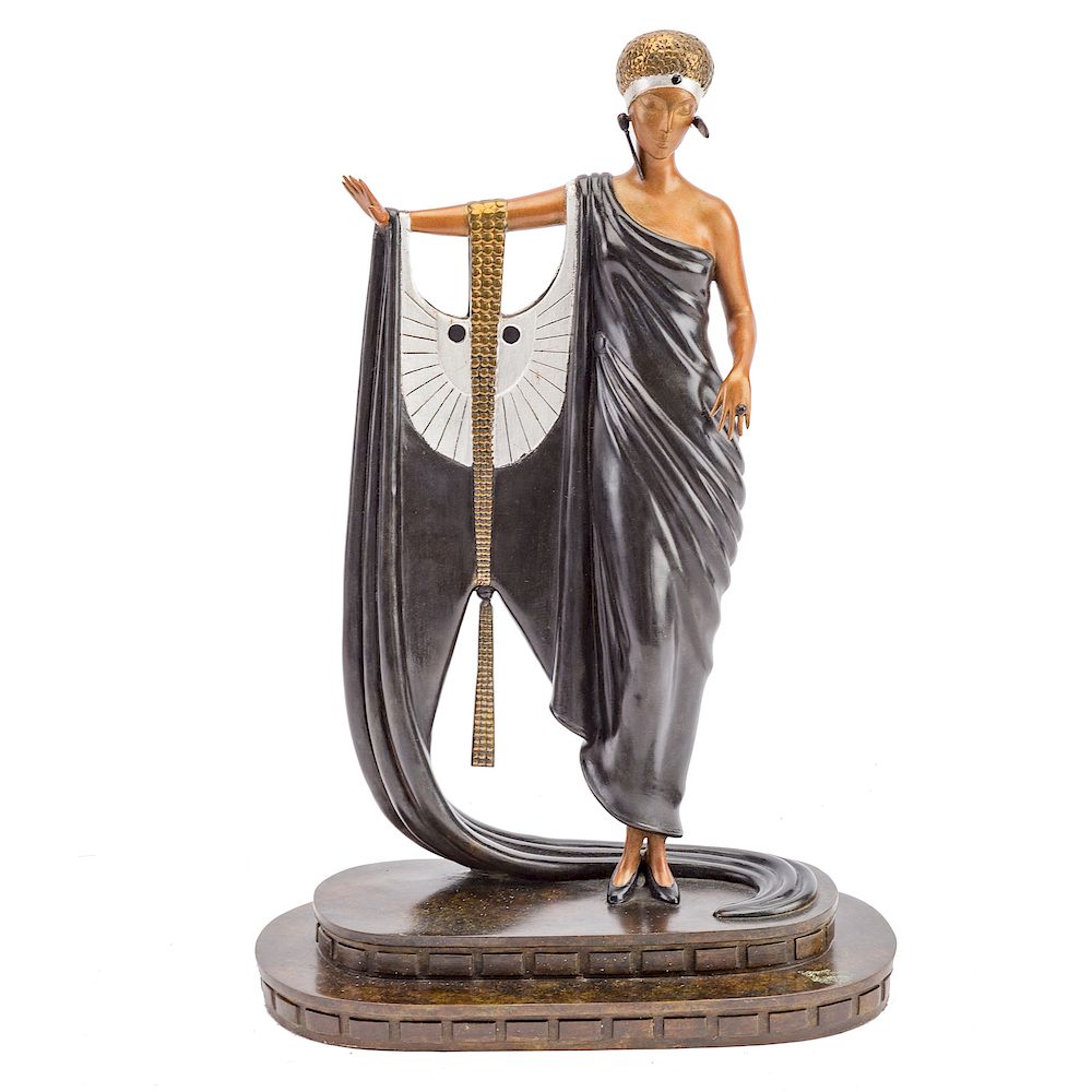 Appraisal: Erte Sophisticated Lady bronze sculpture Romain de Tirtoff Russian French