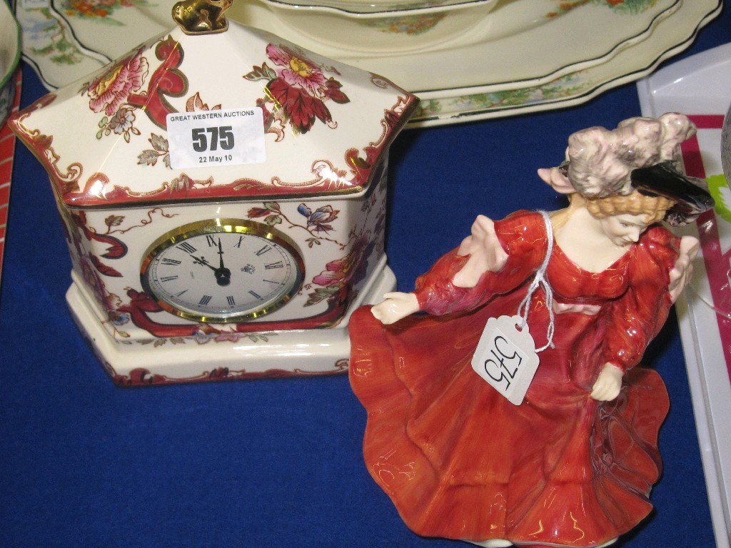 Appraisal: Lot comprising Royal Doulton figure 'Patricia' HN and a Masons