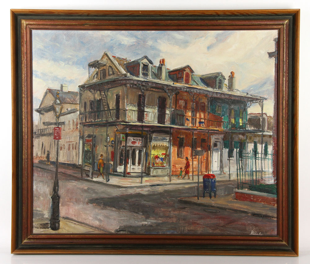 Appraisal: - Stepule Street Scene O C Charles Stepule American -