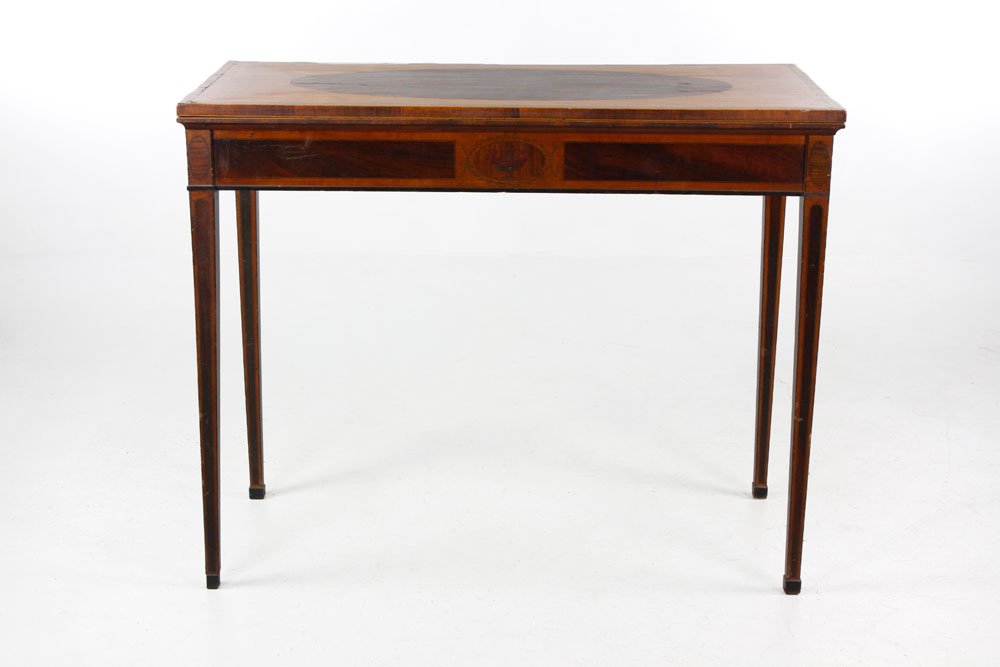 Appraisal: - Early th C English Regency Card Table Early th