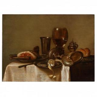 Appraisal: after Willem Claesz Heda Dutch oil on cradled panel unsigned