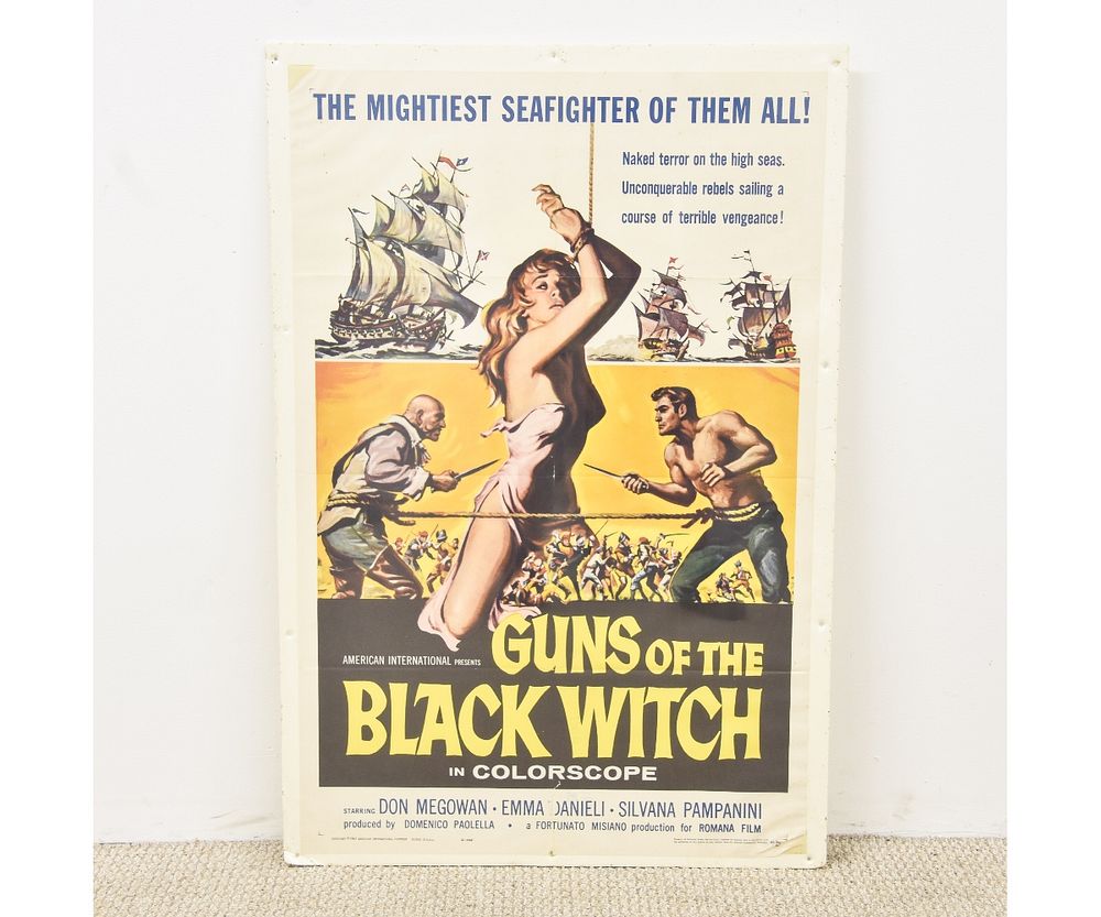 Appraisal: Poster - Movie Poster Movie Guns of the Black Witch