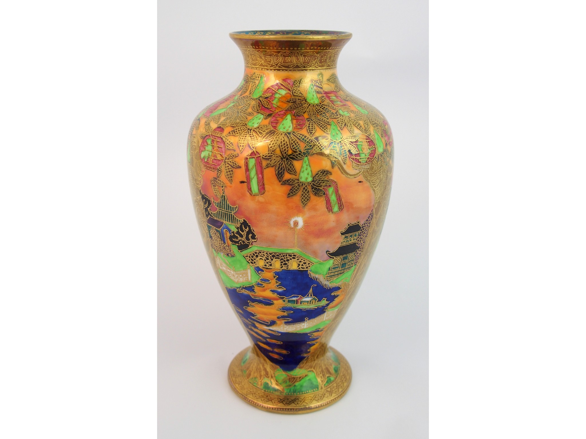 Appraisal: A Wedgwood Fairyland flame lustre vase designed by Daisy Makeig-Jones