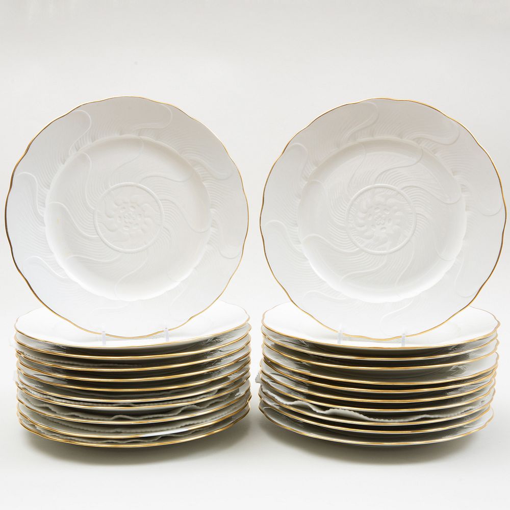 Appraisal: Twenty-Two Robert Haviland and C Parlon Limoges Porcelain Dinner Plates