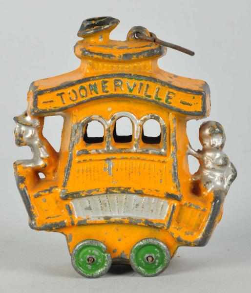 Appraisal: Barclay Toonerville Trolley Toy American Marked F Fox Appears to