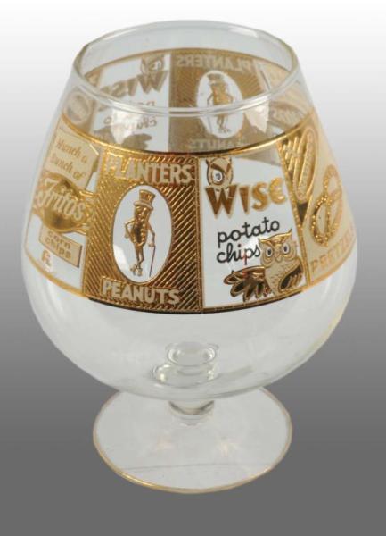 Appraisal: Glass Planters Peanut Mr Peanut Brandy Sifter Description s to