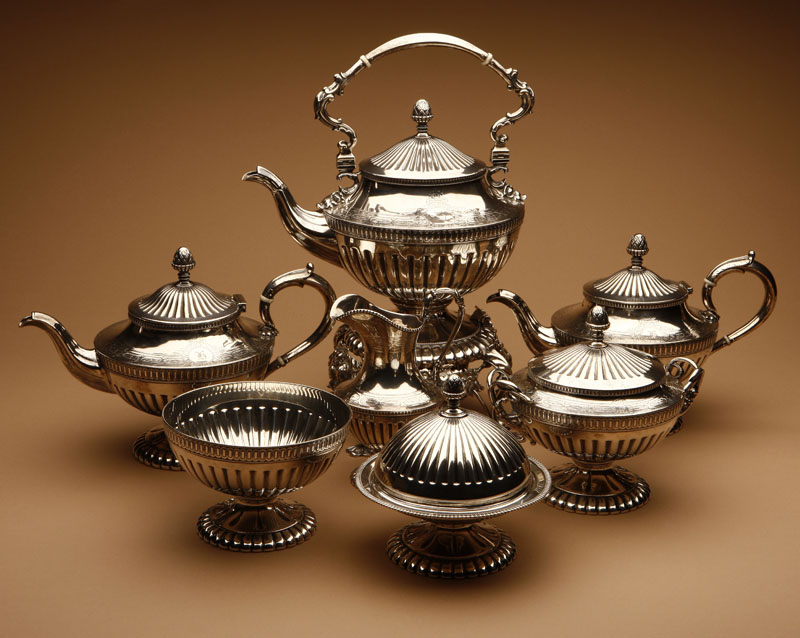 Appraisal: A Rogers and Wendt coin silver seven-piece tea service A