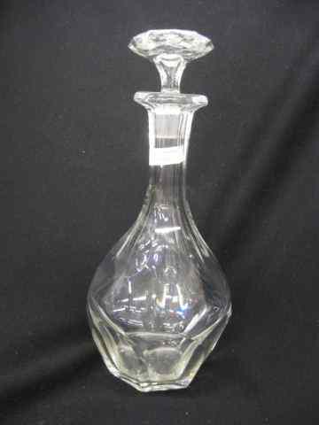 Appraisal: Baccarat Cut Crystal Decanter signed '' excellent