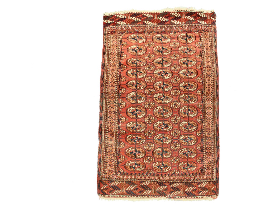 Appraisal: TEKKE RUG - ' x - West Turkestan late th