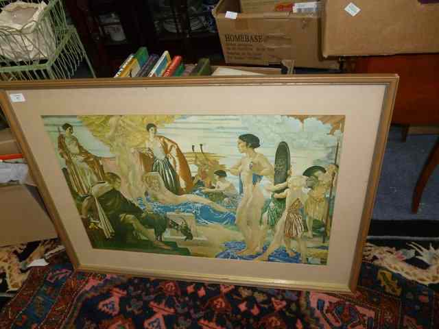 Appraisal: WILLIAM RUSSELL FLINT TH CENTURY ENGLISH SCHOOL - A poster