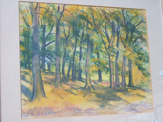 Appraisal: Philip Meninsky th century Wooded scene pastel signed cm x