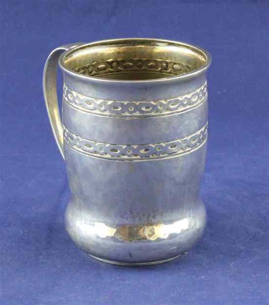 Appraisal: A George V Arts Crafts silver mug by Liberty Co