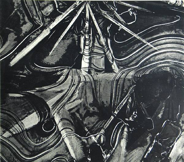 Appraisal: Brett Weston American - Ice Form Gelatin silver print signed