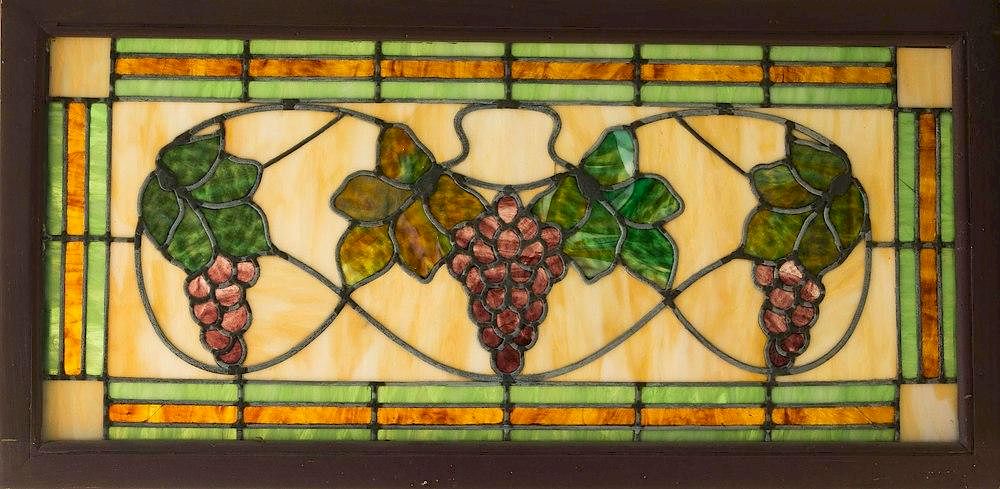 Appraisal: American Stained Glass Window Late th early th century with