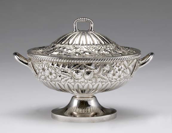 Appraisal: Gorham Silverplate Tureen Providence Rhode Island in the Baltimore taste