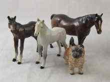 Appraisal: Beswick horses A mare cm high and foal together with