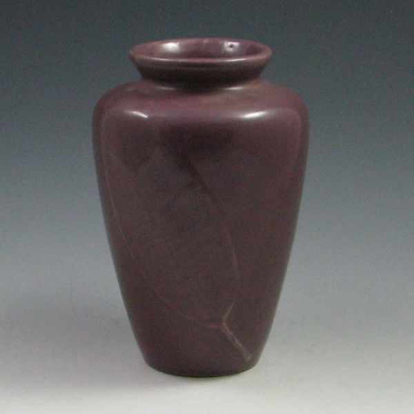 Appraisal: Zanesville Stoneware Co Vase marked two small chips on the