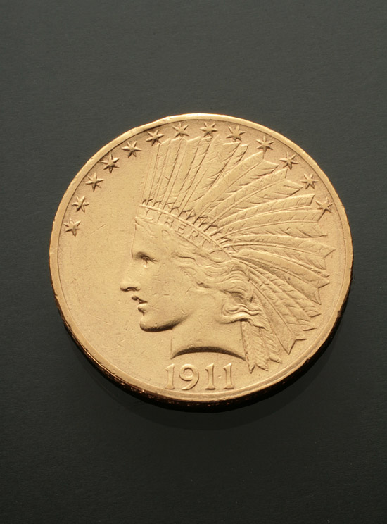 Appraisal: U S Indian Head Ten-Dollar Gold Coin Dated S