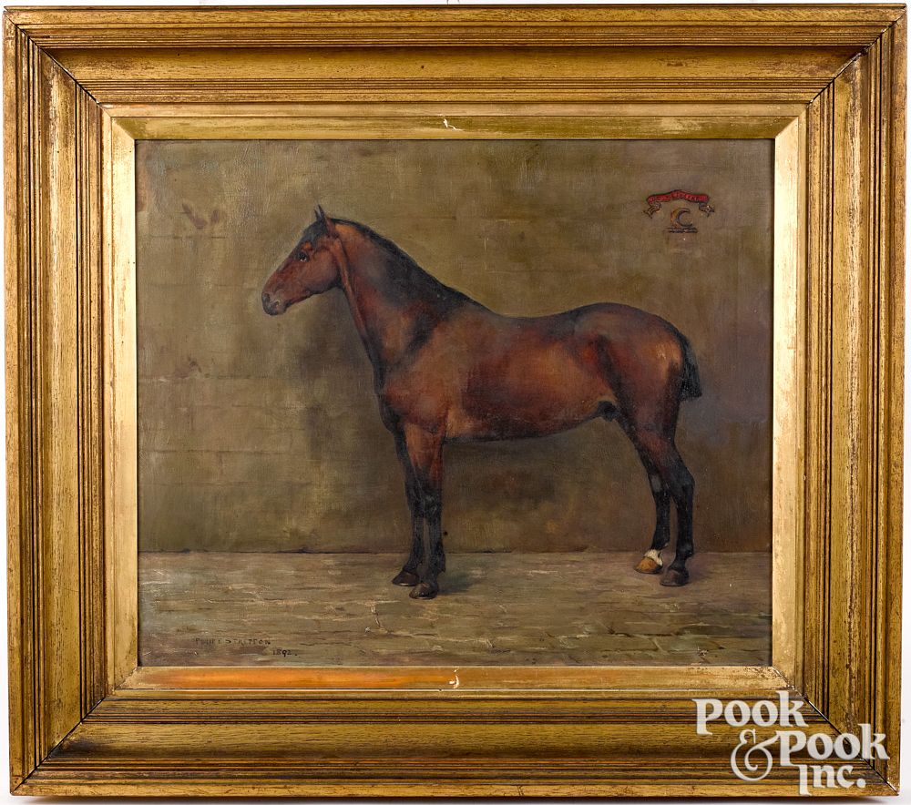 Appraisal: Philip Eustace Stretton horse portrait Philip Eustace Stretton British ca