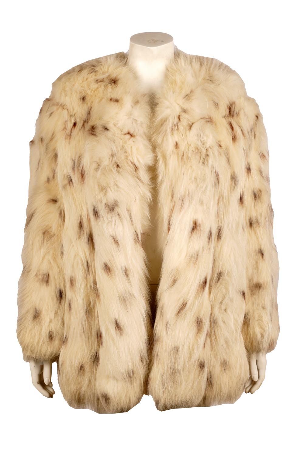 Appraisal: RENEE LONDON FUR JACKETwith label inches wide across chest inches