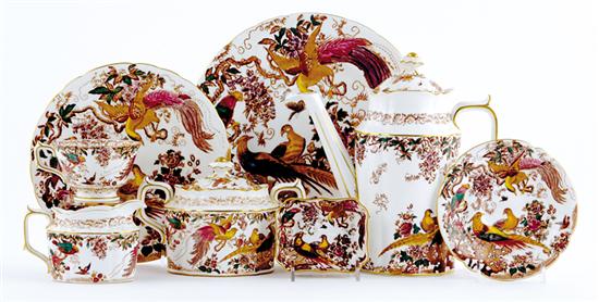 Appraisal: Royal Crown Derby china Olde Avesbury pattern consisting of coffee