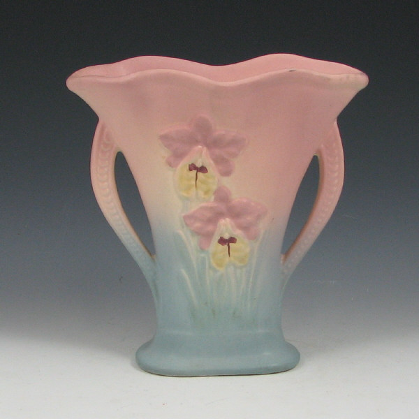 Appraisal: Hull Orchid - Vase - Mint Orchid vase in pink