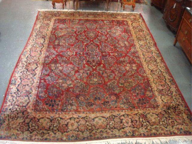 Appraisal: Handmade Sarouk Style Carpet As is From an East th