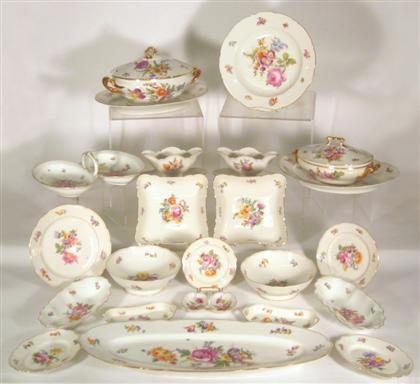 Appraisal: Nymphenburg porcelain dinner service for th century