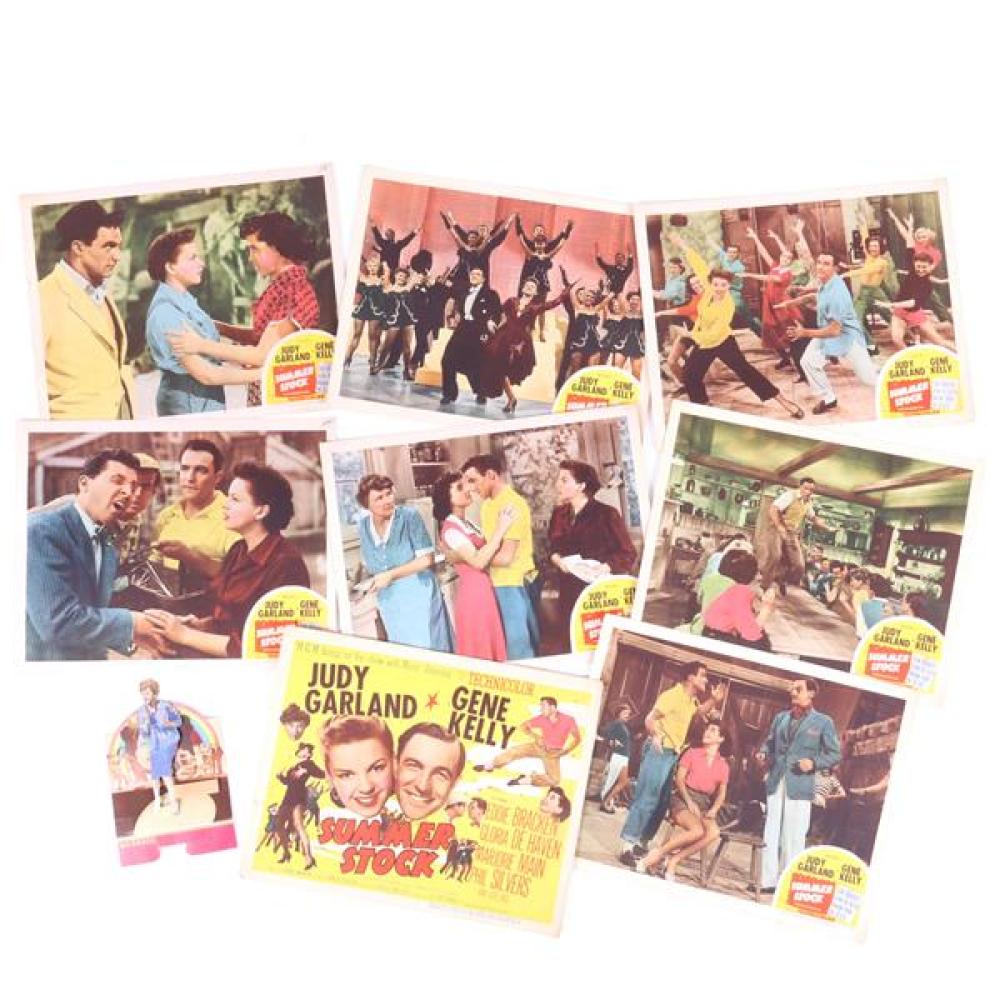 Appraisal: EIGHT LIMITED EDITION MGM 'SUMMER STOCK' LOBBY CARDS WITH JUDY