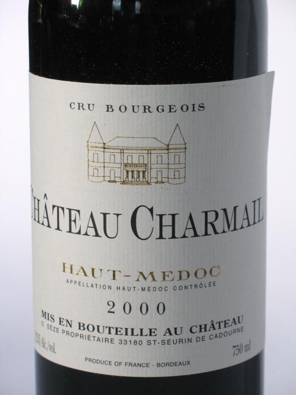 Appraisal: A CASE OF CHATEAU CHARMAIL -