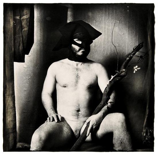 Appraisal: Joel-Peter Witkin b Hermaphrodite With Christ Gelatin silver print Signed