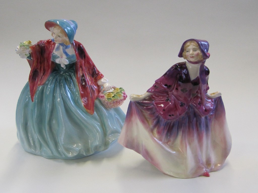 Appraisal: Two Royal Doulton figures 'Sweet Anne' HN and 'Lady Charmain'