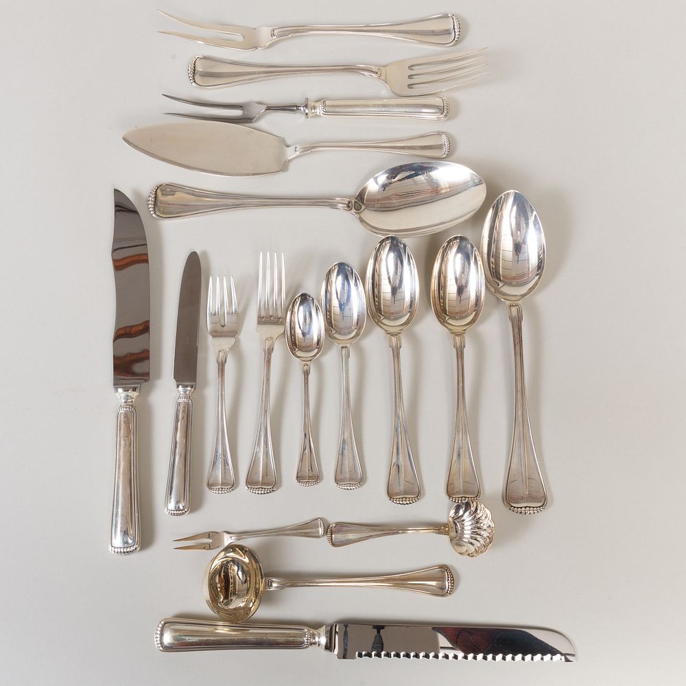 Appraisal: Buccellati Silver Part Flatware Service in the 'Milano' Pattern Marked