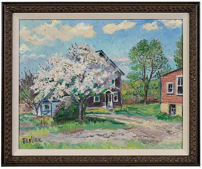 Appraisal: David Davidovich Burliuk New York Ukrainian - Spring on a