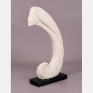 Appraisal: David Fisher th Century The Searcher Plaster David Fisher th