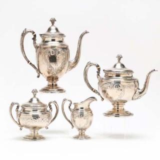 Appraisal: Towle Old Master Sterling Silver Tea Coffee Service the four