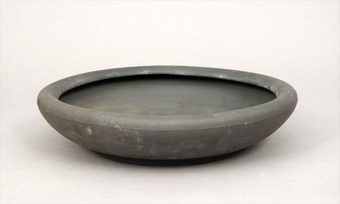 Appraisal: Wedgwood Black Basalt Bowl Impressed Wedgwood in in diam