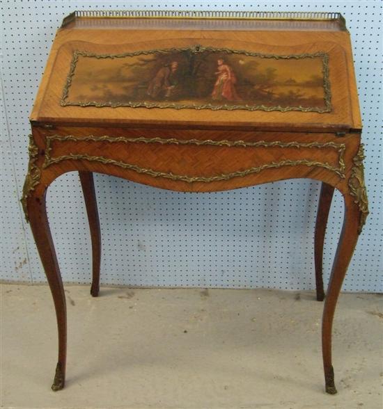 Appraisal: Late th century early twentieth century king wood and painted