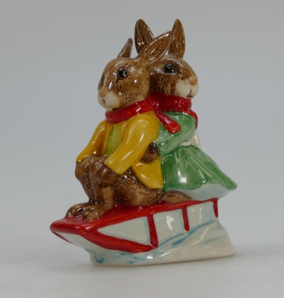 Appraisal: Royal Doulton Bunnykins Billy and Buntie Sleigh Ride DB USA