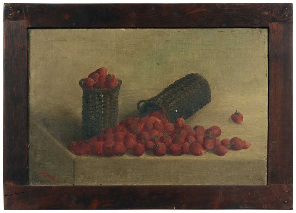 Appraisal: American School late th early th century Still Life With