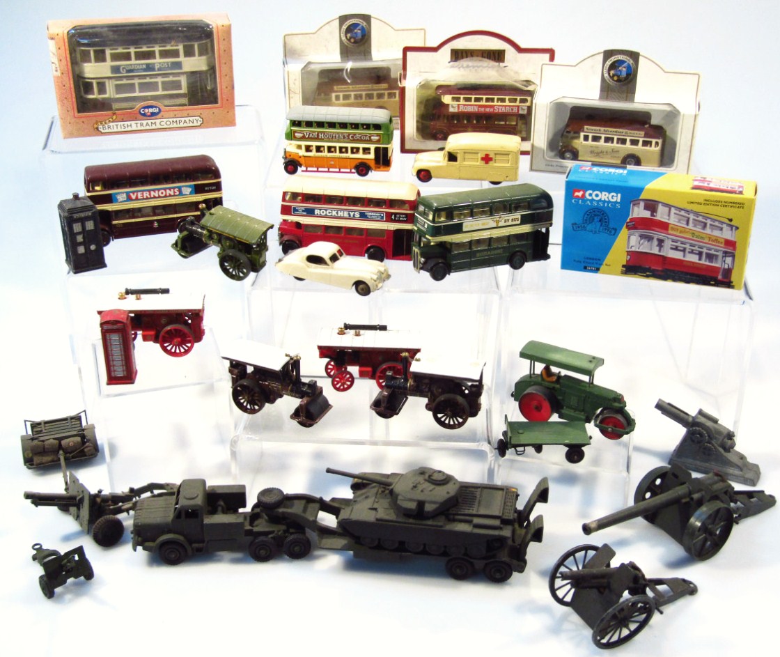 Appraisal: Various die-cast vehicles to include Dinky toys Daimler ambulance cm