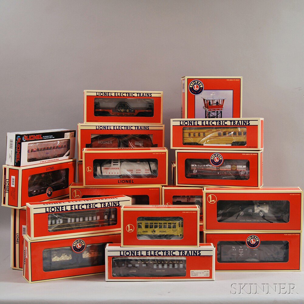 Appraisal: Set of Twenty-two Lionel O Gauge Model Trains and Accessories