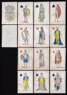 Appraisal: Jaz H Ford Decatur Playing Cards Milton Jazaniah Ford ca