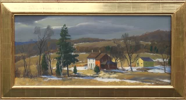 Appraisal: The Passing of Winter oil on masonite x SLR Leith-Ross