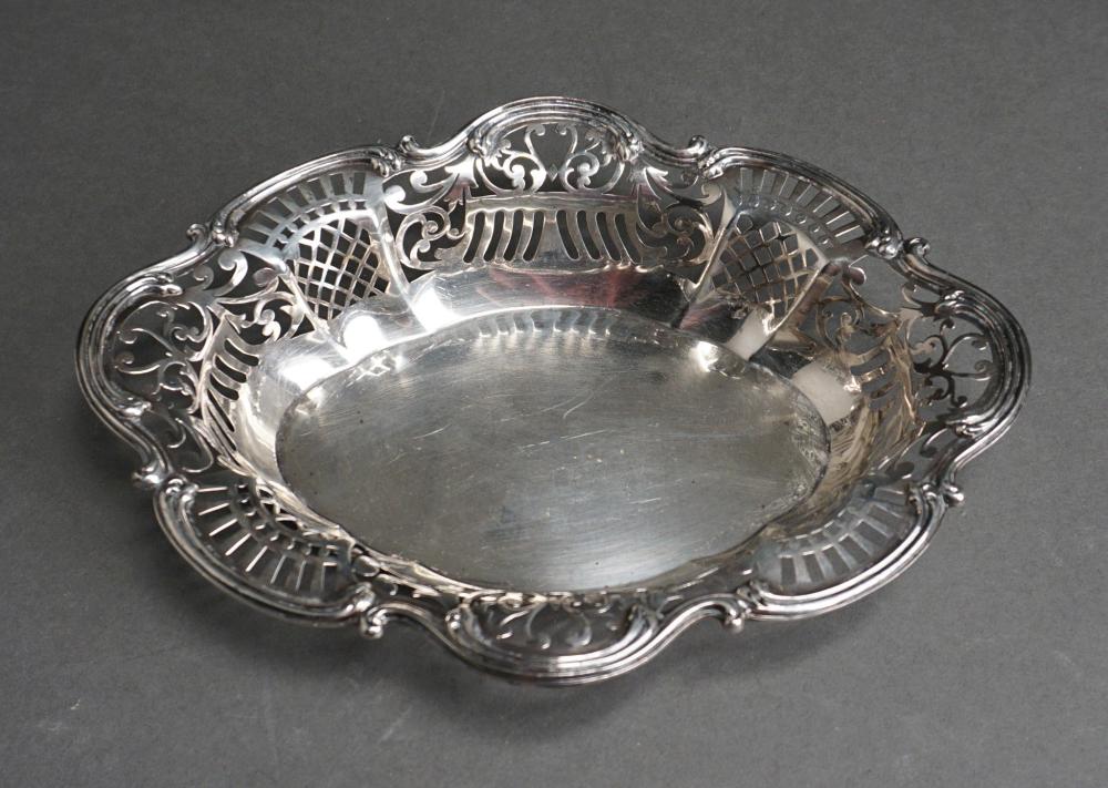 Appraisal: Gorham Sterling Silver Reticulated Lip Fruit Basket Circa L in