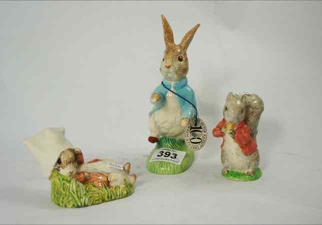 Appraisal: Beswick Large Beatrix Potter Figure Peter Rabbit small Timmy Tiptoes